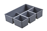 Form Xago light grey Storage divider (D)238mm (W)304mm