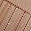 Fortia 2 panel 2 Lite Clear Glazed Cottage Oak veneer Internal Door, (H)1981mm (W)762mm (T)35mm
