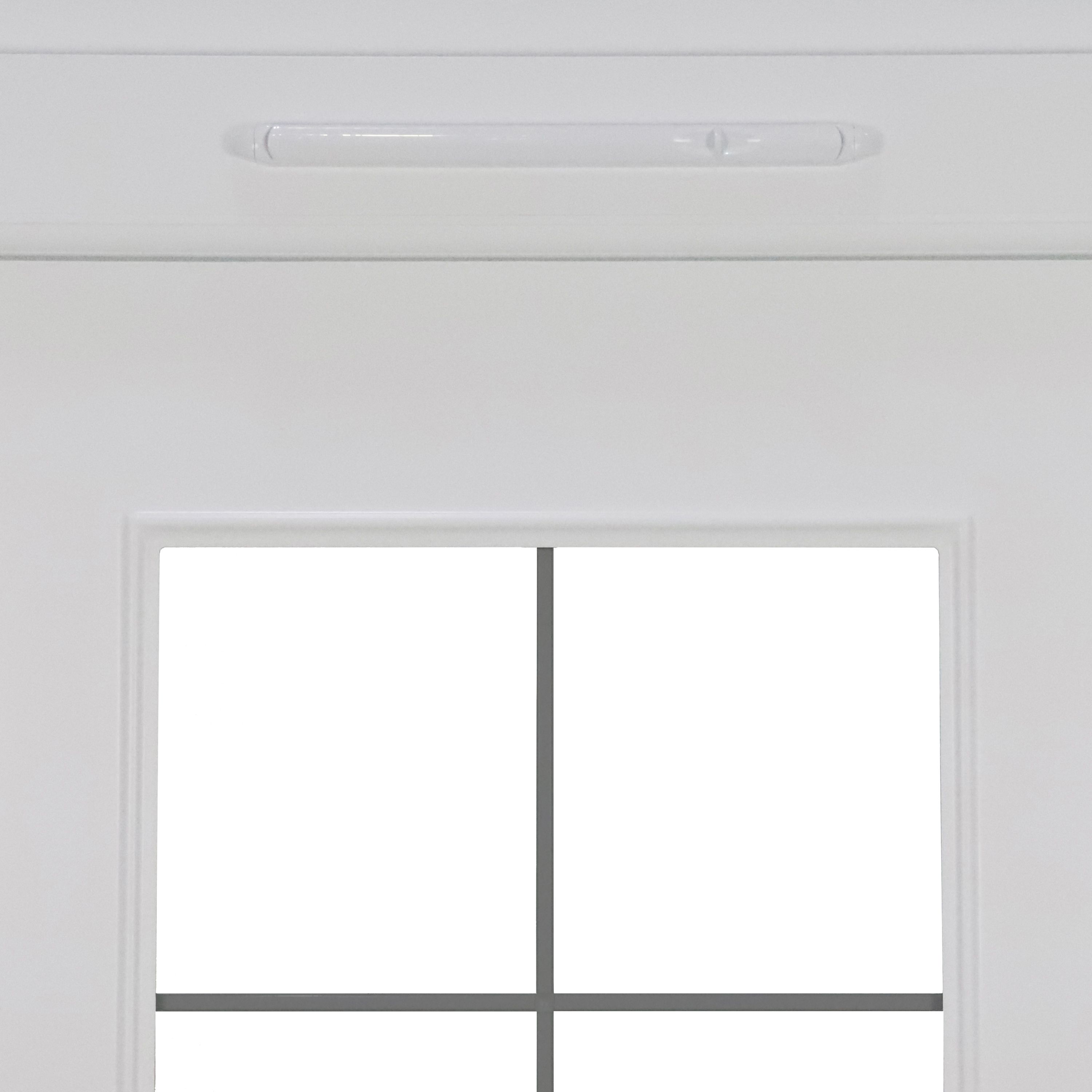 Fortia Mindil Clear Glazed Anthracite RH External Front Door set, (H)2085mm (W)840mm