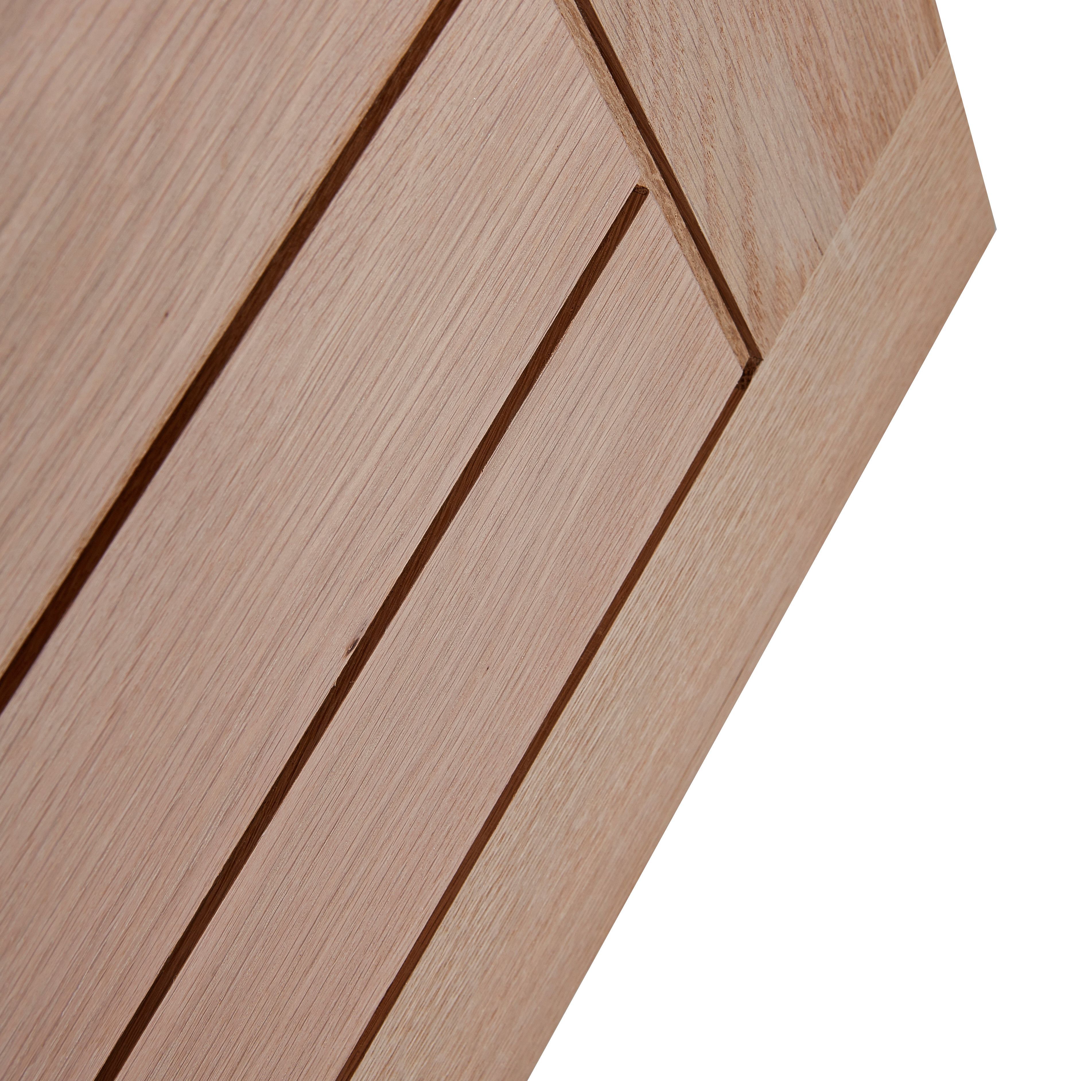 Fortia Unglazed Cottage Oak White oak veneer Internal Timber Door, (H)1981mm (W)762mm (T)35mm