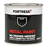 Fortress Black Gloss Metal paint, 250ml