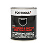 Fortress Black Satin Drainpipe & gutter paint, 750ml