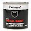 Fortress Black Satin Metal paint, 0.25L
