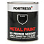 Fortress Black Satin Metal paint, 0.75L