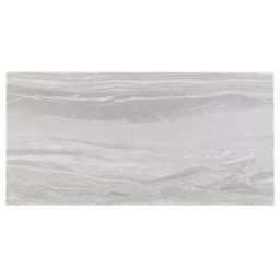 Fossilised Grey Matt Stone effect Porcelain Wall & floor Tile, Pack of 6, (L)300mm (W)600mm