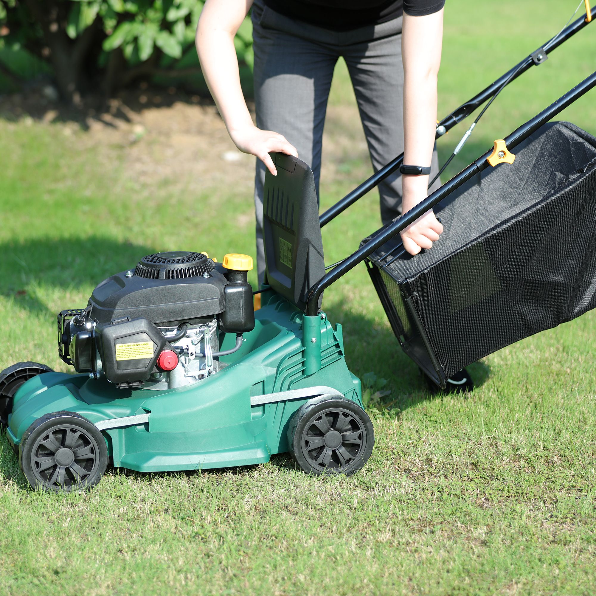 B&q petrol store lawnmowers self propelled