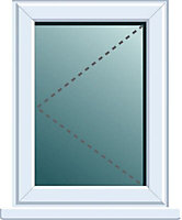 Frame One Clear Glazed White uPVC Left-handed Window, (H)970mm (W)620mm