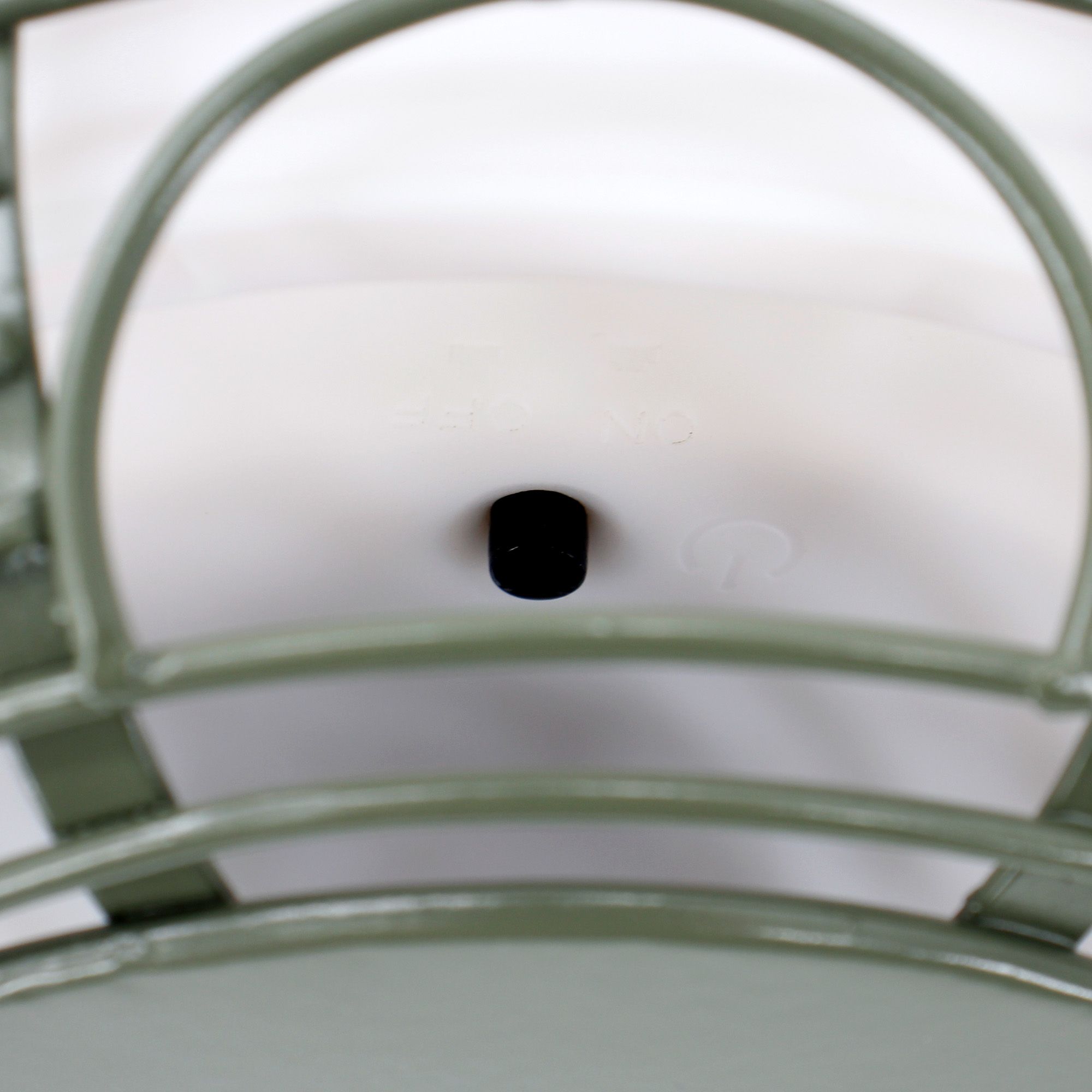Framura Dark green Solar-powered Integrated LED Outdoor Lantern