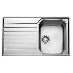 Franke Ascona Polished Stainless steel Stainless steel 1 Bowl Sink & drainer