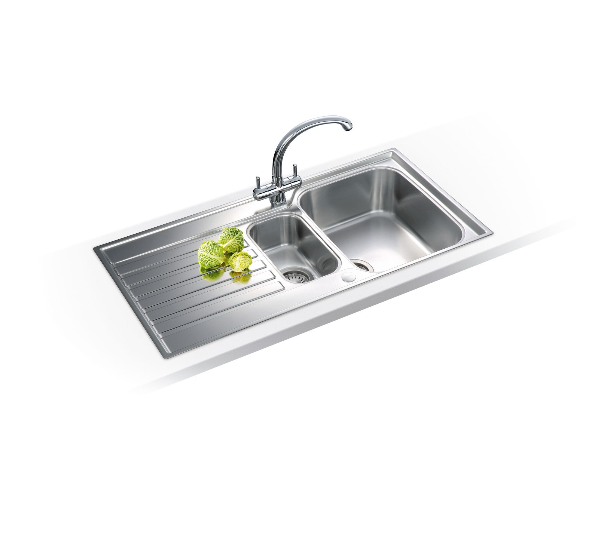 Franke Ascona Stainless steel 1.5 Bowl Sink & drainer 510mm x 1000mm