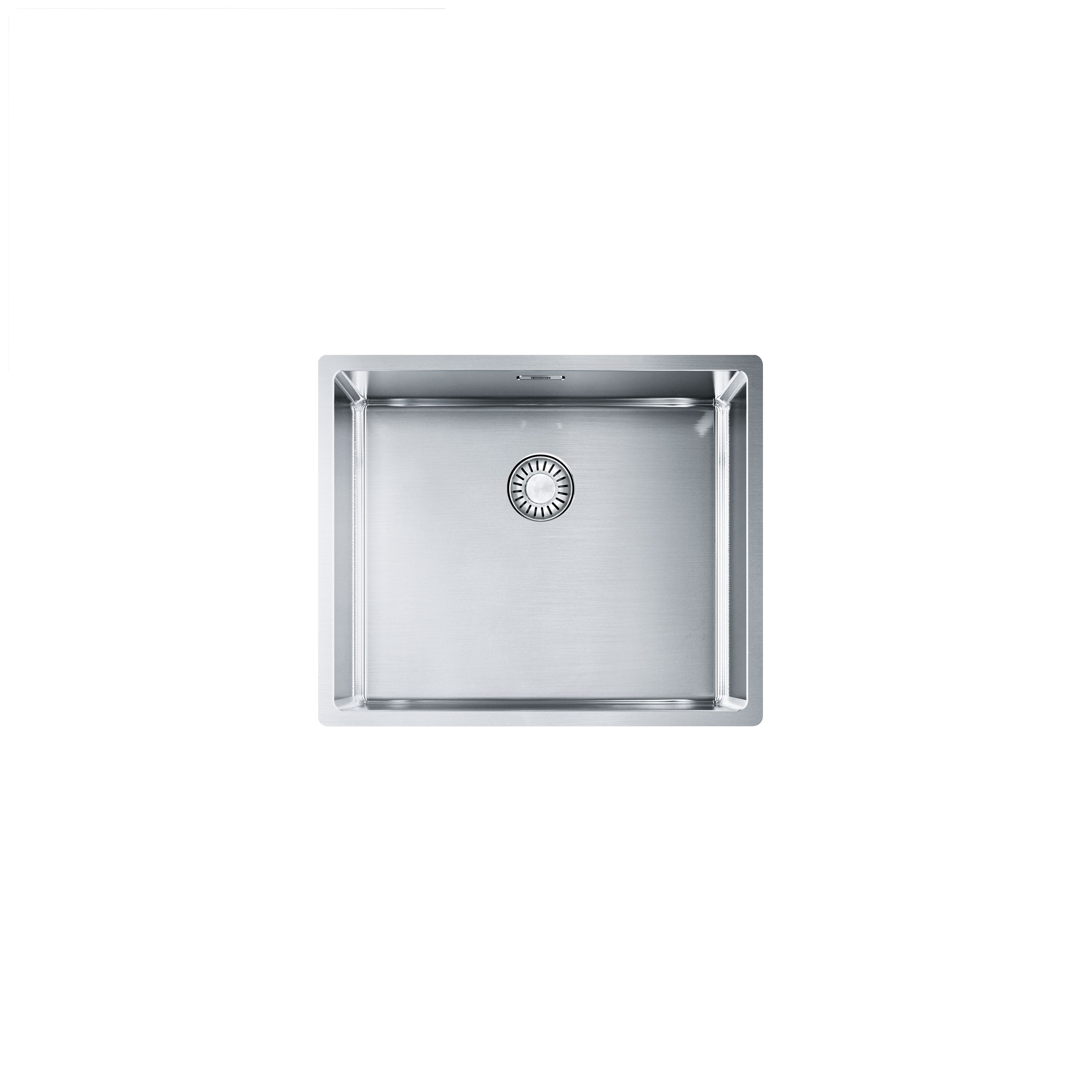 Franke Bari Stainless steel 1 Bowl Kitchen sink 540mm x 450mm