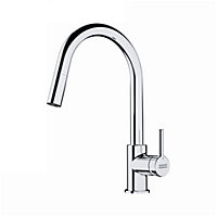 Franke Lina Chrome-plated Kitchen Side lever pull out Tap