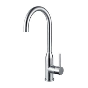 Franke Montreux Stainless steel effect Kitchen Side lever Tap