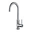 Franke Montreux Stainless steel Kitchen Side lever Tap
