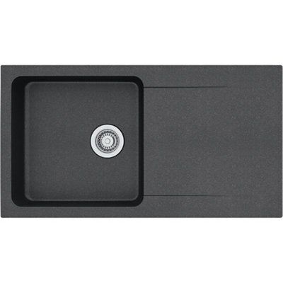 Franke Orion Black 1 Bowl Sink & drainer 510mm x 940mm