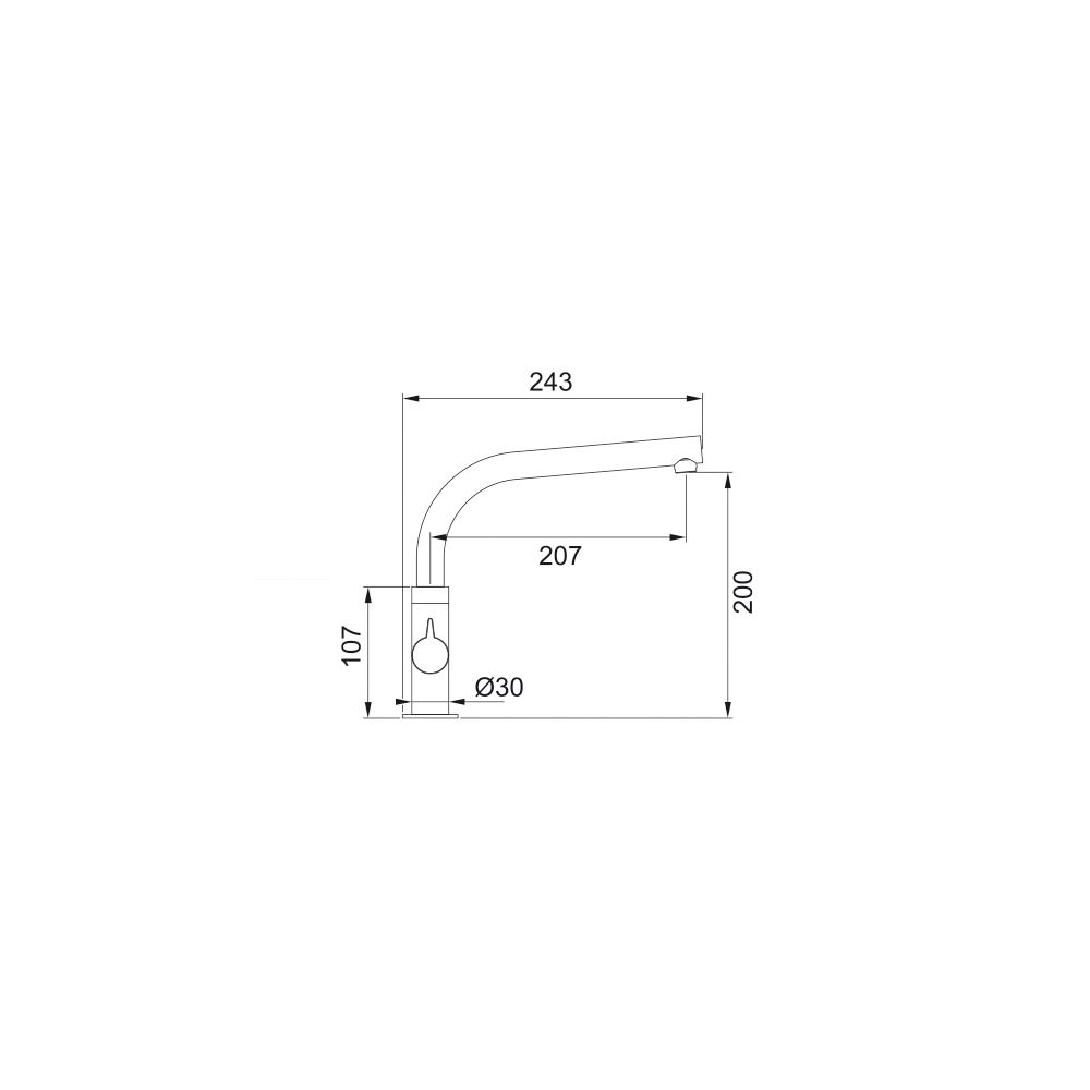 Franke Sion Stainless steel effect Kitchen Dual lever Tap