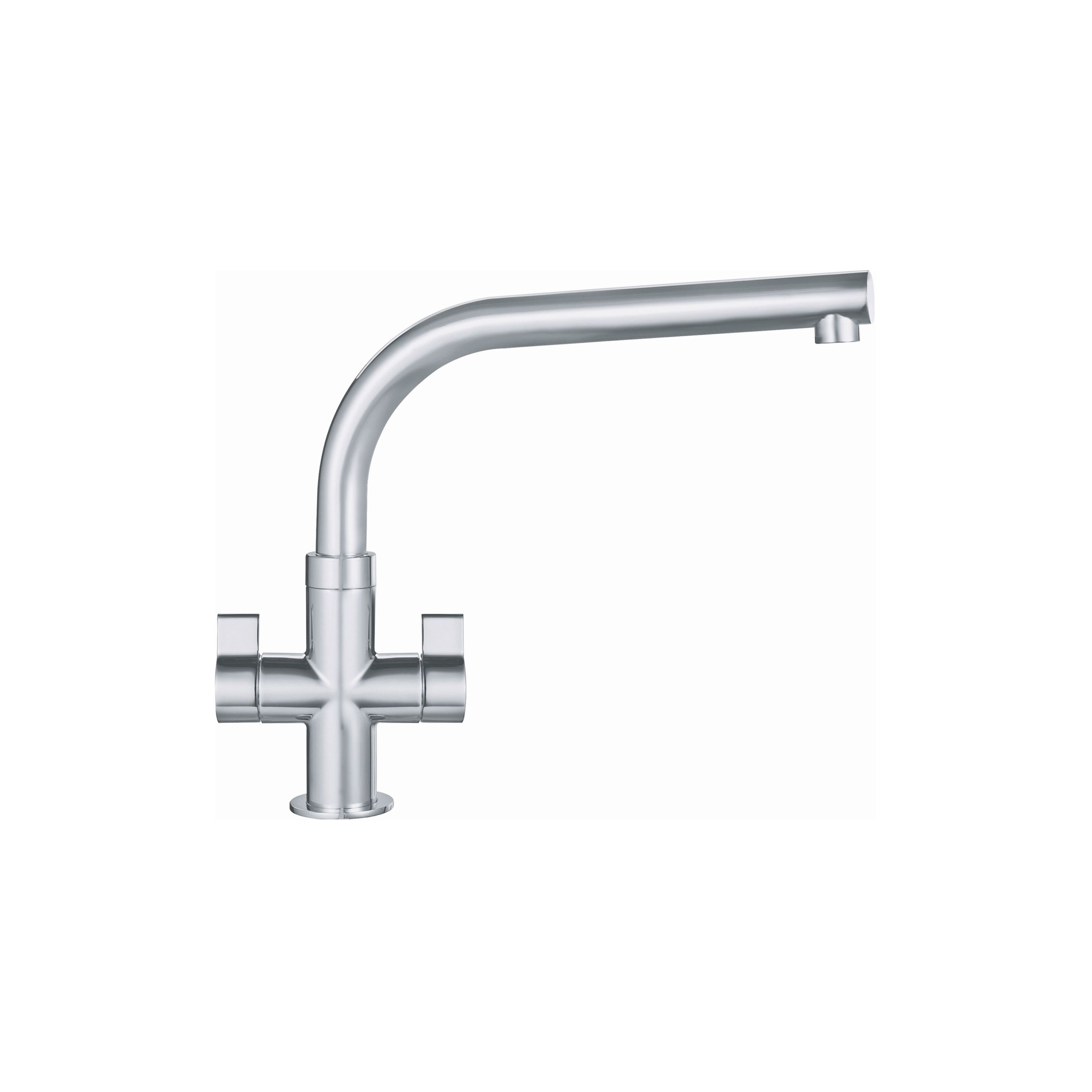 Franke Sion Stainless steel effect Kitchen Dual lever Tap