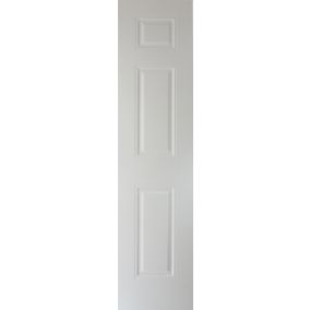 Freedom 3 panel Patterned Unglazed White Internal Door, (H)1981mm (W)457mm (T)35mm