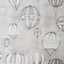 Fresco Balloon fiesta Rose gold Smooth Wallpaper Sample