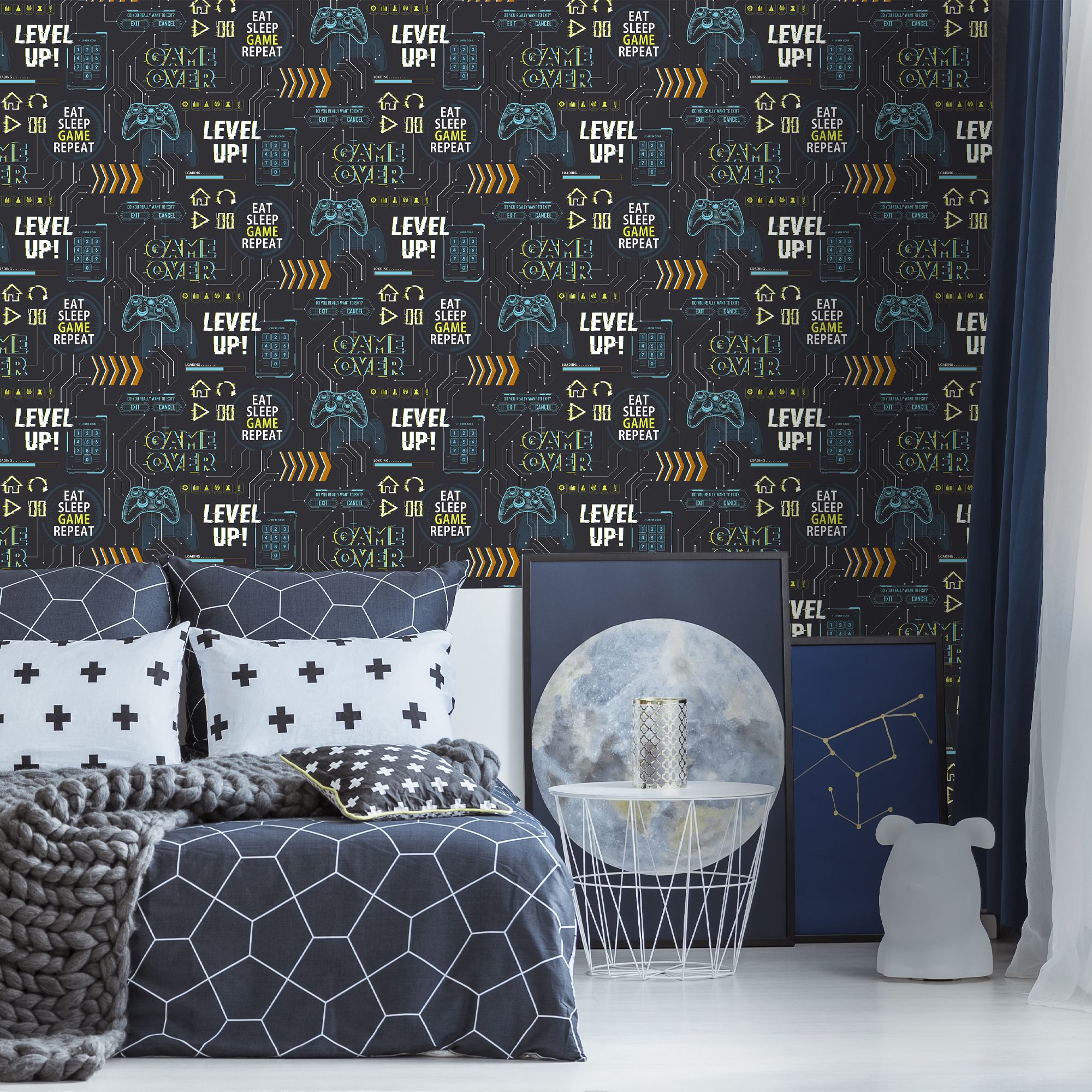 B&q bedroom store wallpaper