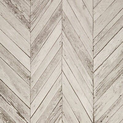 Fresco Grey Herringbone Smooth Wallpaper