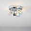 Fresn Iridescent 3 Lamp Plate spotlight