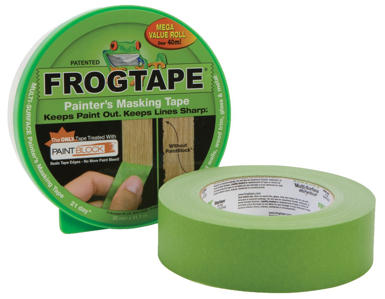 Frogtape Green Masking Tape (L)41.1m (W)24mm DIY at BQ