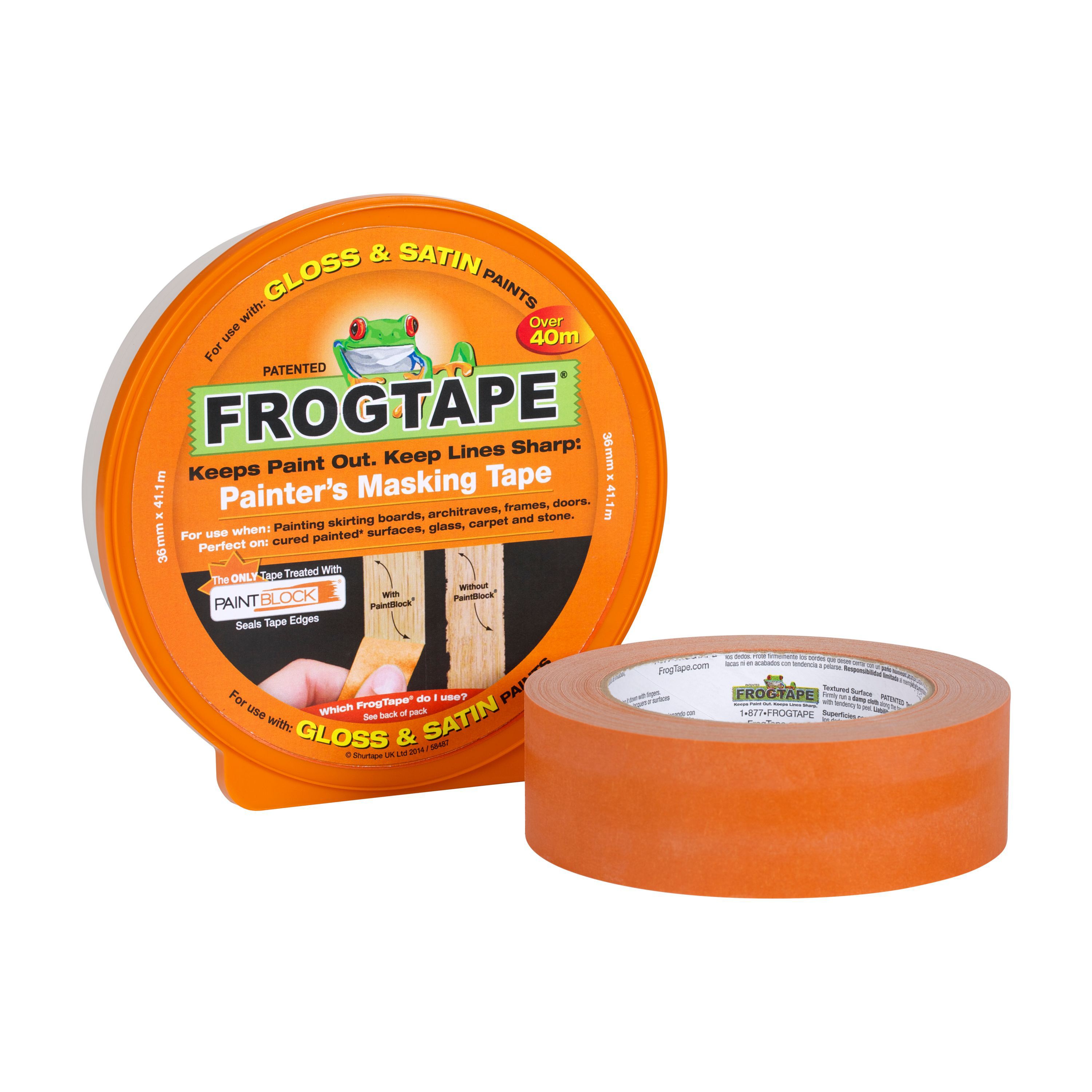 Frogtape Orange Masking Tape (L)41.1m (W)36mm