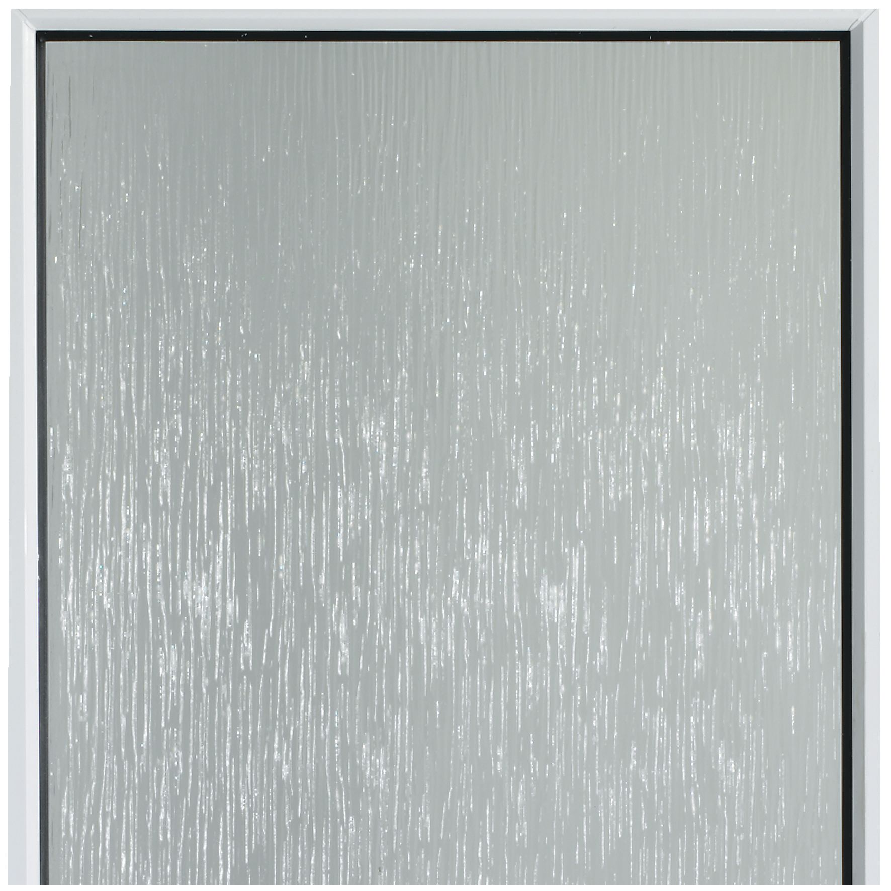 Frosted Glazed White LH External Back Door set, (H)2055mm (W)840mm