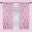 Frozen Multicolour Unlined Pencil pleat Curtains (W)168cm (L)137cm, Pair