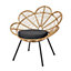 Frula Rattan effect Flower Occasional chair (H)860mm (W)840mm (D)700mm