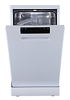 FS45DISHUK Freestanding Slimline Dishwasher - White