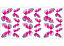 Fun4Walls Butterfly Pink Self-adhesive Wall sticker