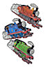 Fun4Walls Thomas the tank engine Multicolour Self-adhesive Wall sticker (L)300mm (W)210mm