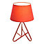Funki Matt Red Halogen Table lamp