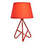 Funki Matt Red Halogen Table lamp