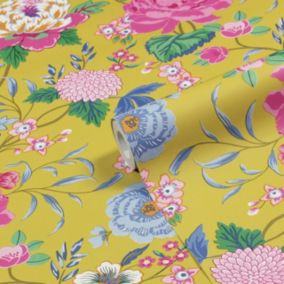 furn. Azalea Floral Smooth Wallpaper