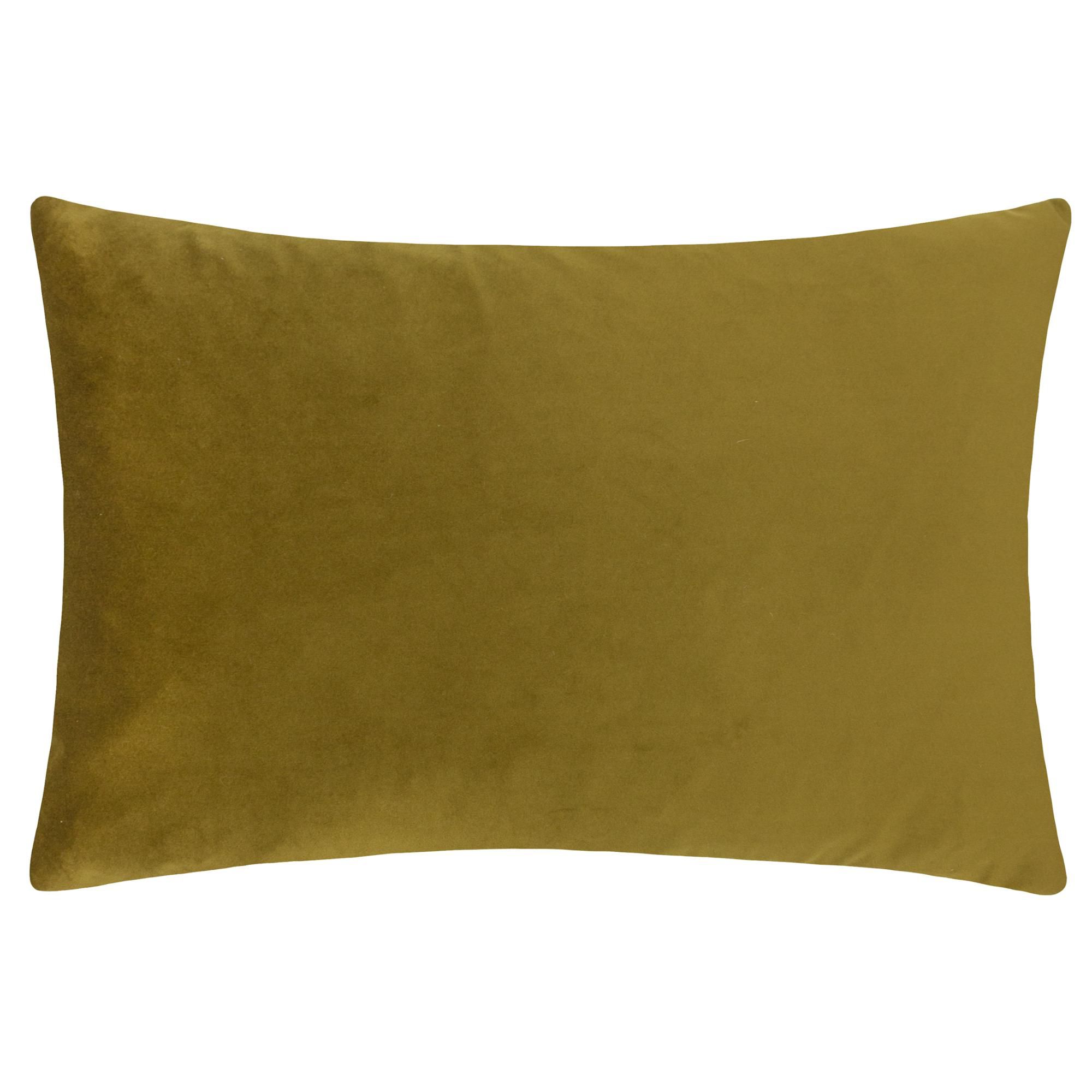 furn. Contra Olive & Natural Two-toned Indoor Cushion (L)60cm x (W)40cm