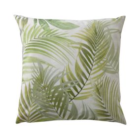 furn. Soft Palm Light grey Outdoor Cushion (L)43cm x (W)43cm
