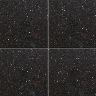 Galaxy Black Patterned Stone effect Wall & floor Tile, Pack of 5, (L)305mm (W)305mm