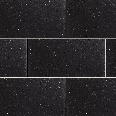 Galaxy Black Patterned Stone Effect, Black Sparkle Floor Tiles For Kitchen