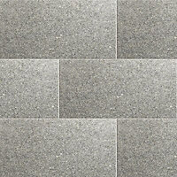 Galaxy granite Grey Patterned Stone effect Wall & floor Tile Sample