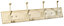 Galena Cream Hook rail, (L)685mm (H)20mm
