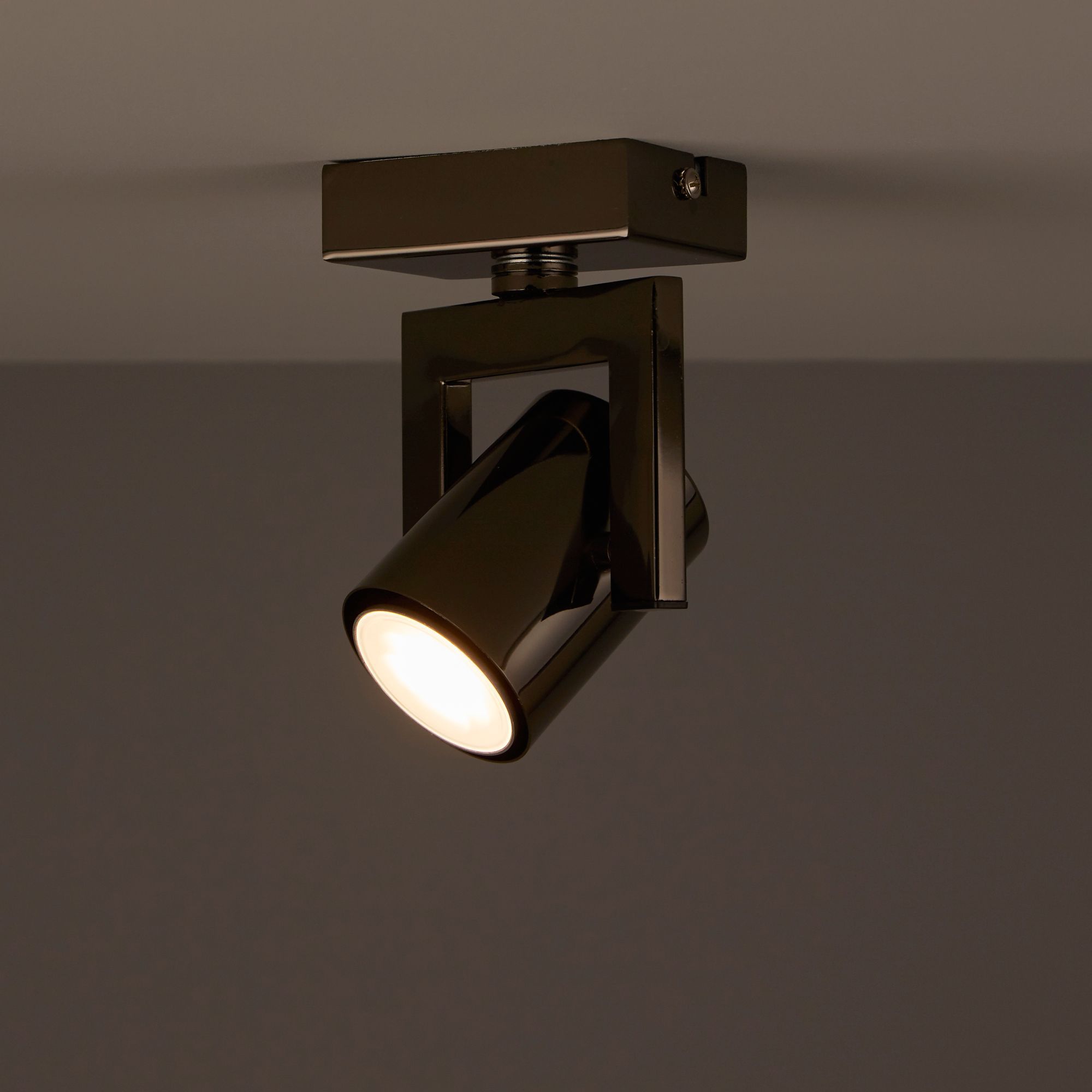 Galene Black Gunmetal effect Spotlight
