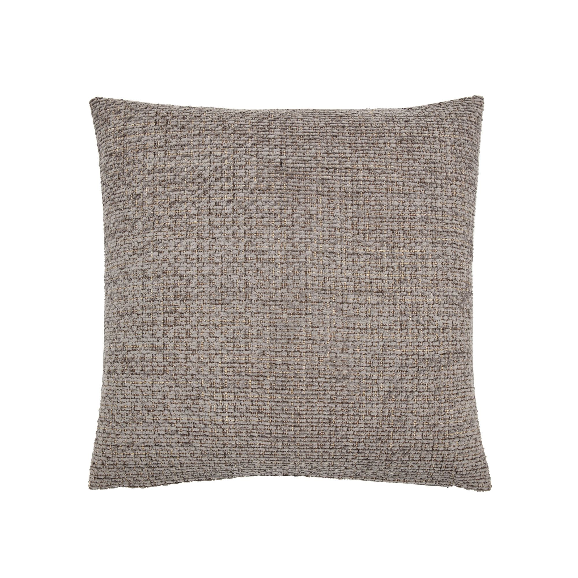 Gallery™ Chenille Grey Woven Indoor Cushion (L)55cm x (W)55cm