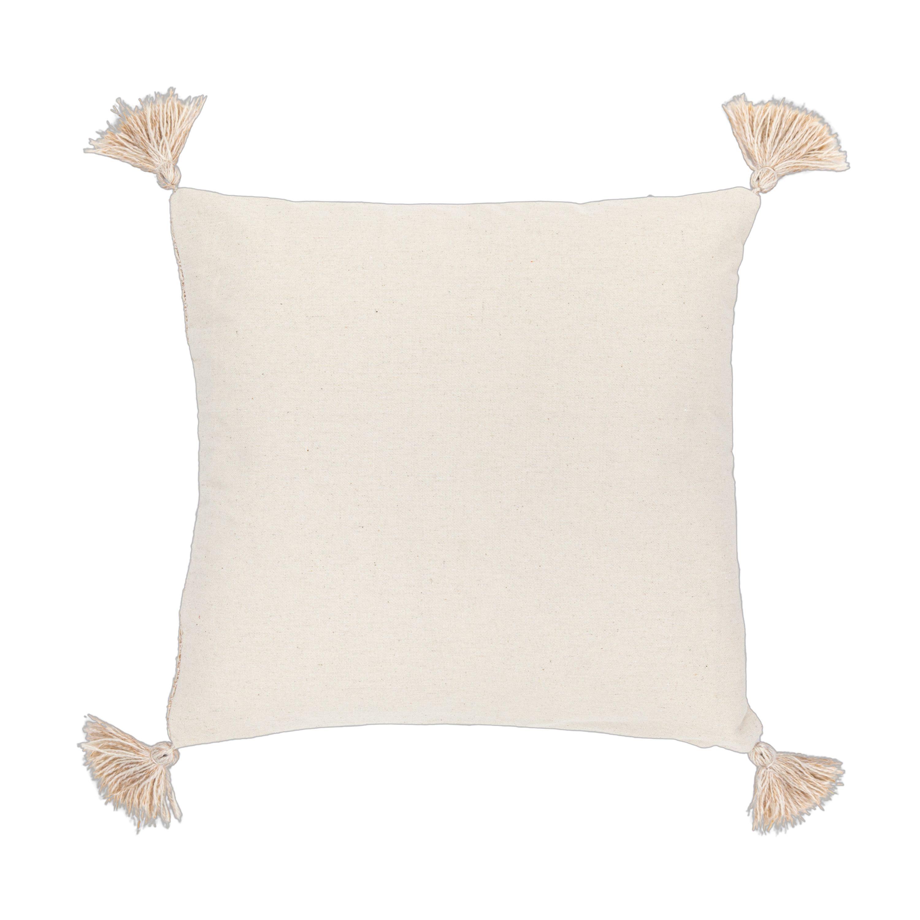 Gallery™ Cream Herringbone Indoor Cushion (L)45cm x (W)45cm