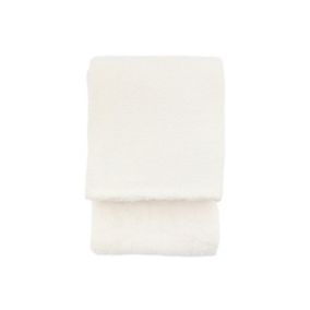 Gallery™ Cream Teddy Fleece Throw