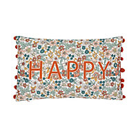 Gallery™ Multicoloured Floral Indoor Cushion (L)30cm x (W)50cm