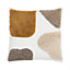 Gallery™ Natural Abstract Tufted Indoor Cushion (L)45cm x (W)45cm