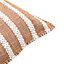 Gallery™ Terracotta & White Stripe Indoor Cushion (L)45cm x (W)45cm